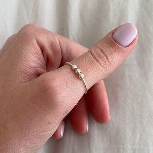 Anxiety ring sterling silver-size 7.5